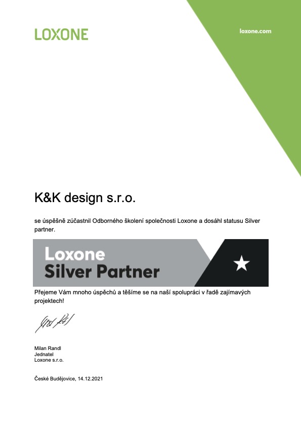 Loxone Silver Partner