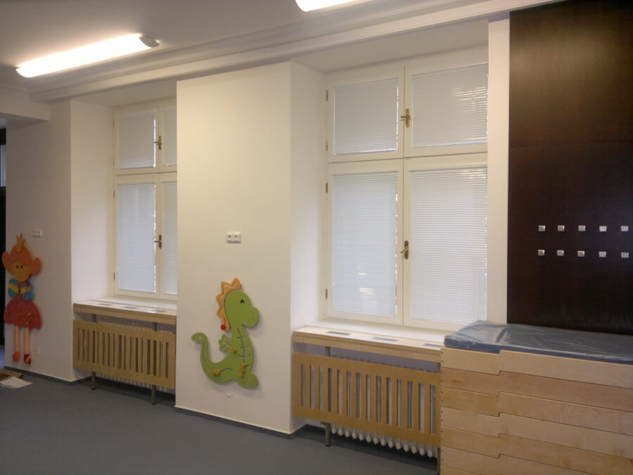 Interiérové žaluzie HIT školka Nová radnice Ostrava
